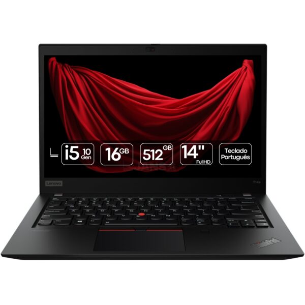 Lenovo ThinkPad T14s Gen 1 i5-10310U 16GB SSD 512GB 14" Full HD Recondicionado