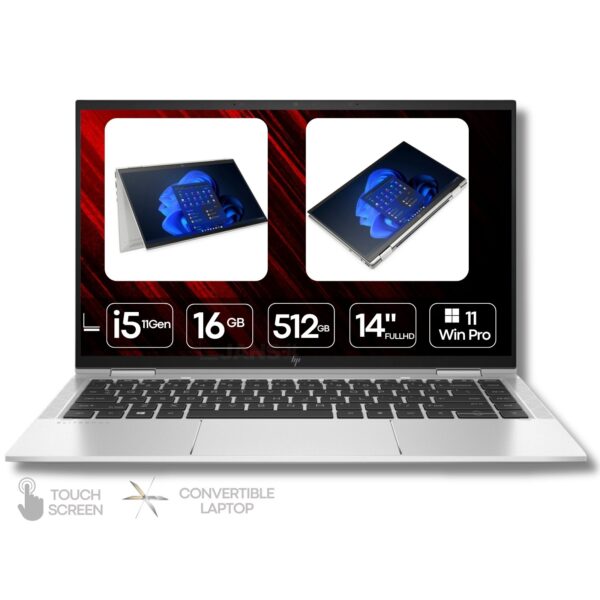 HP EliteBook 1040 G8 x360 i5-1145G7 16GB 512GB